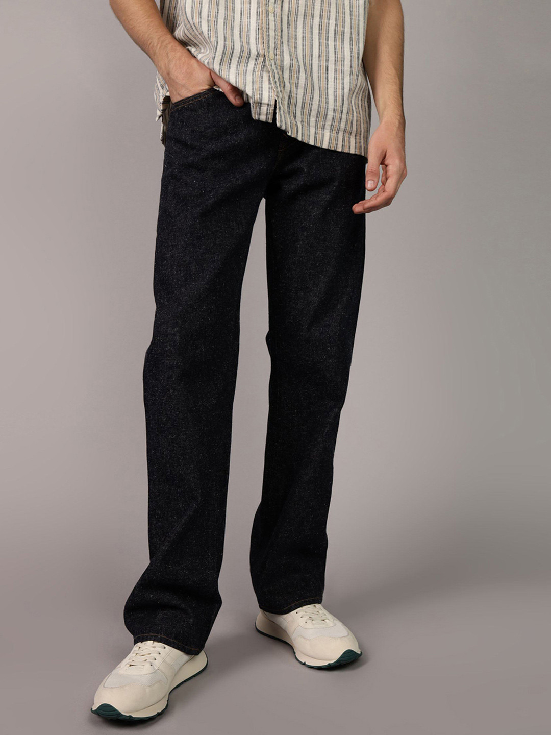 American Eagle Men Blue Original Bootcut Jeans