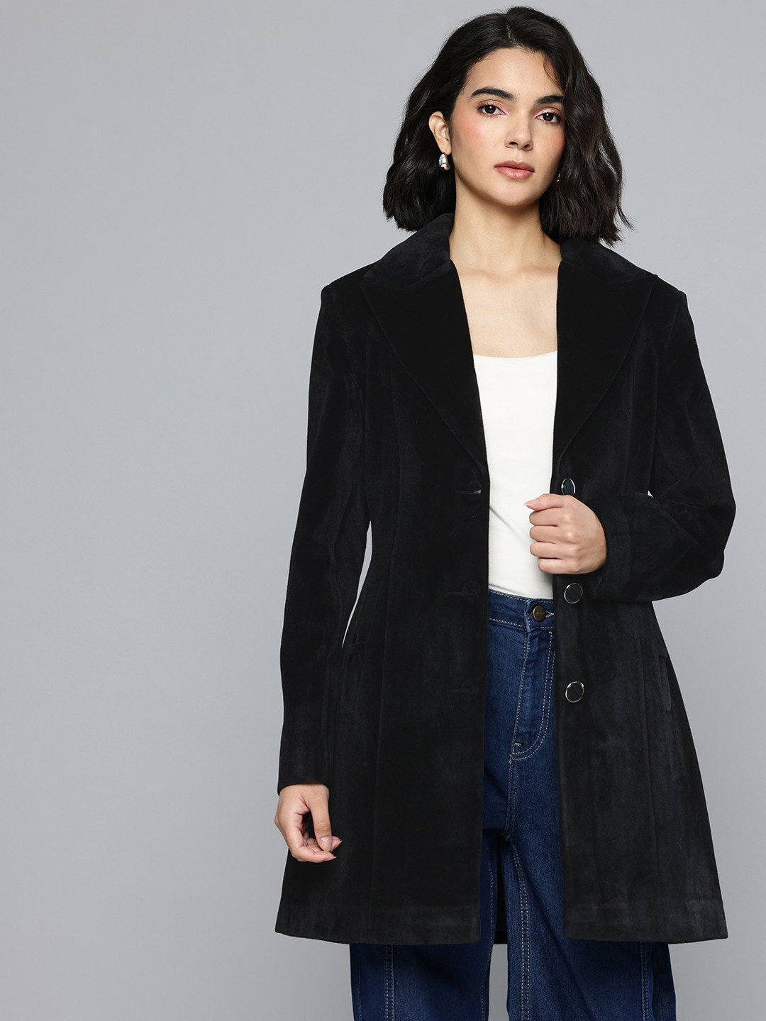 Fort Collins Notched Lapel Trench Coat