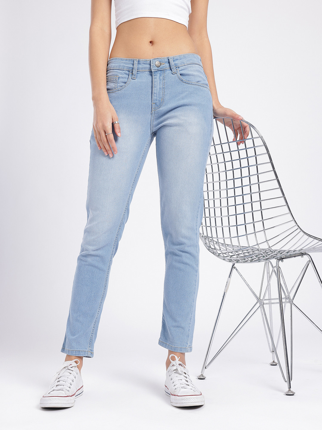 glitchez Women Light Fade Jeans