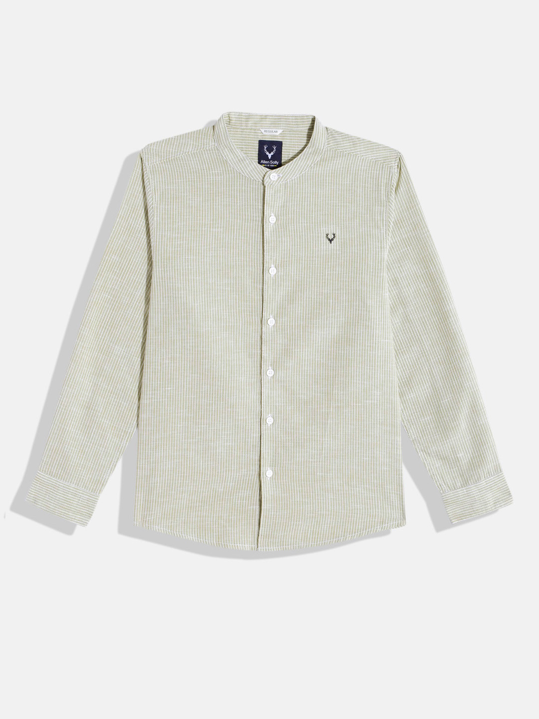 Allen Solly Junior Boys Vertical Striped Casual Shirt