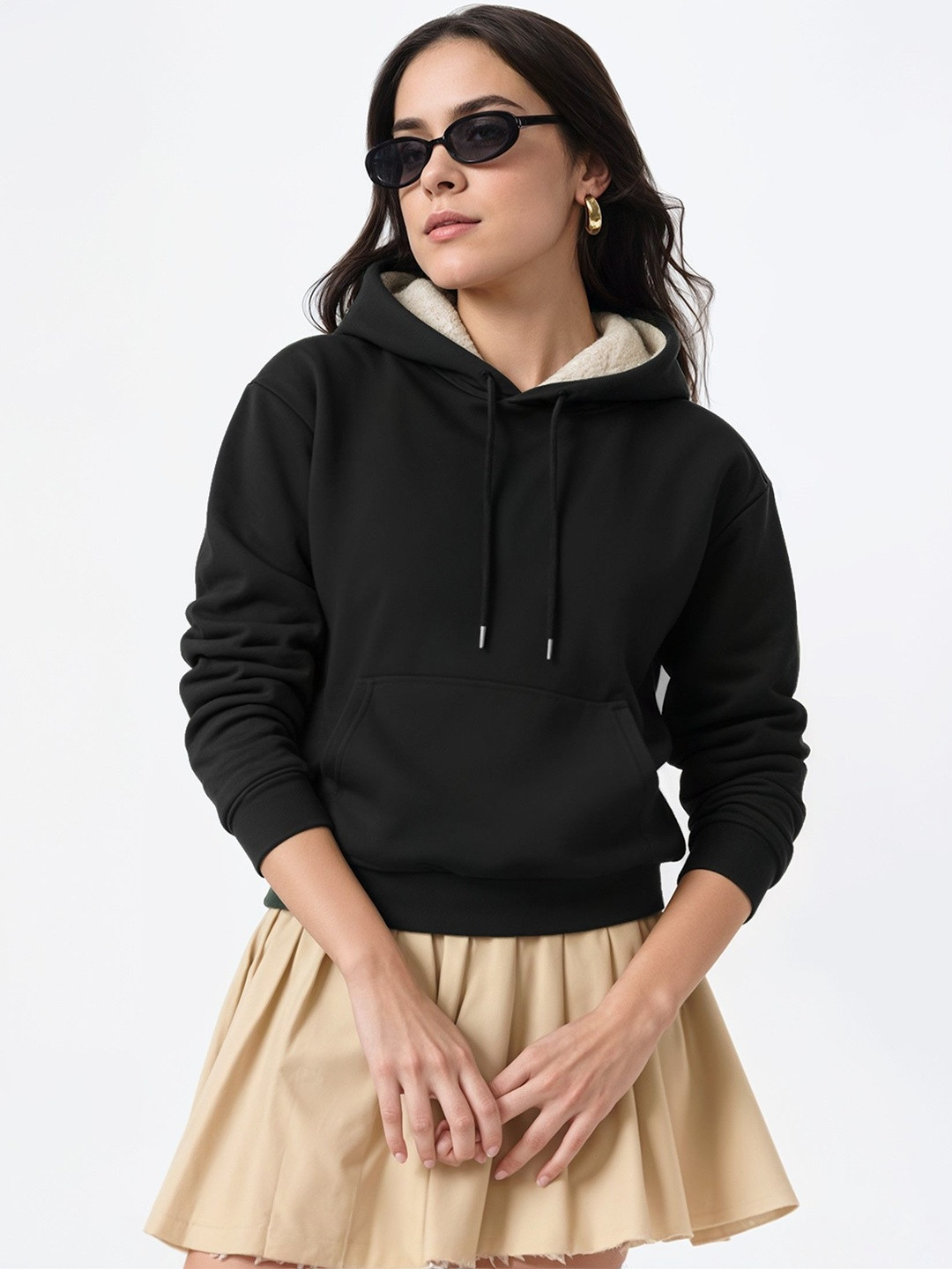 TOGS & TERRE Women Hooded Sweatshirt