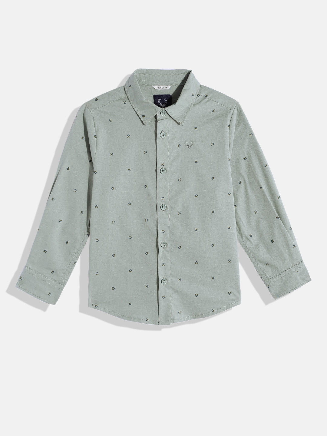 Allen Solly Junior Boys Printed Casual Shirt