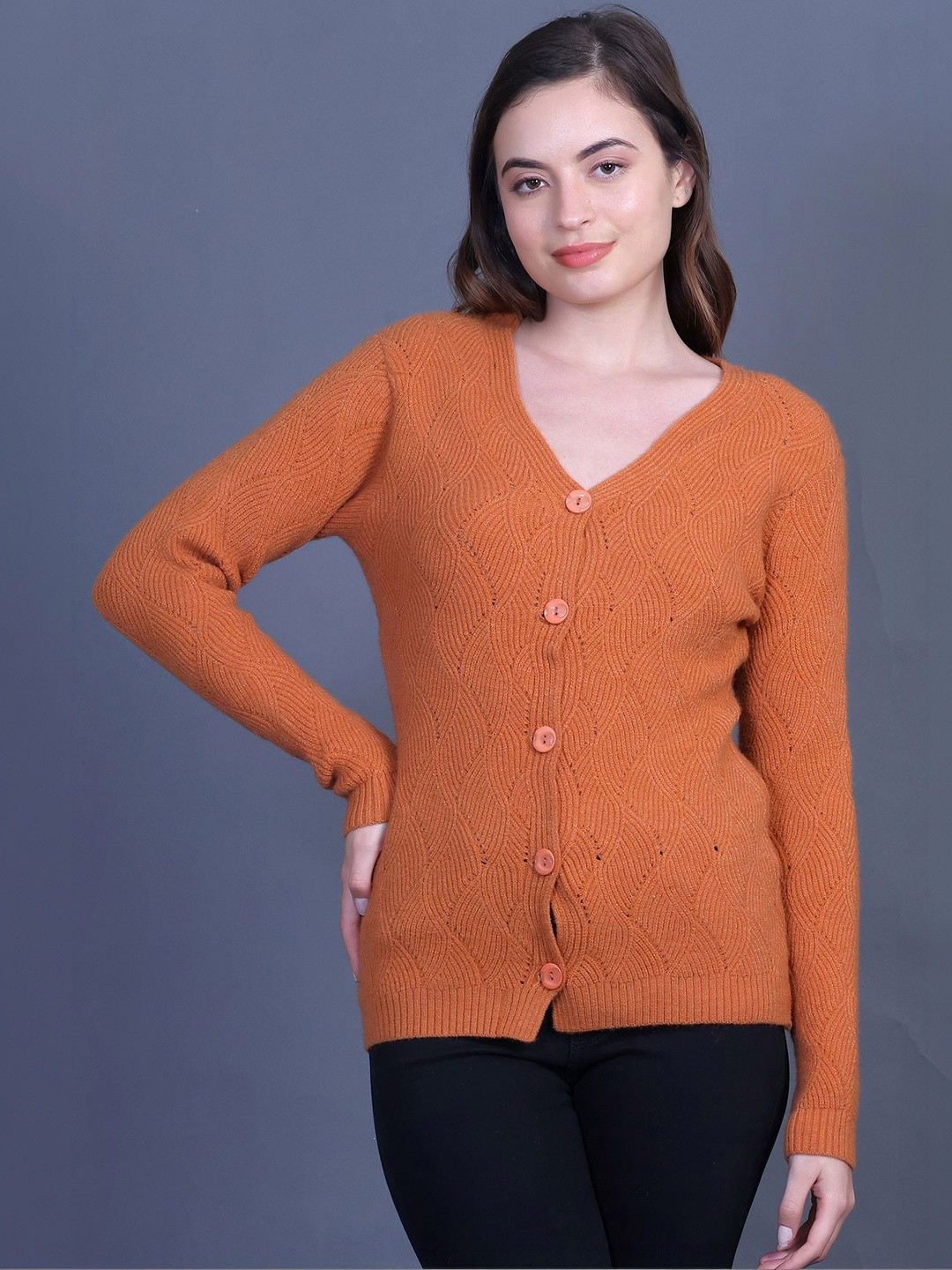 GODFREY Women Cable Knit Cardigan