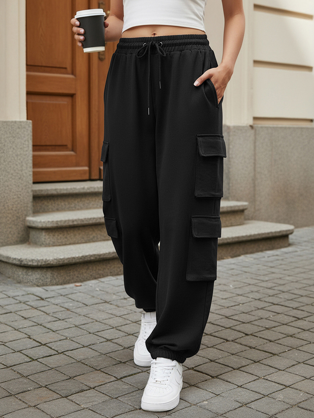 Bewakoof AIR Super Loose Fit Cargo Joggers