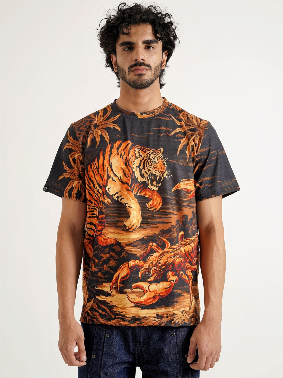 Clazzey Men Printed T-shirt