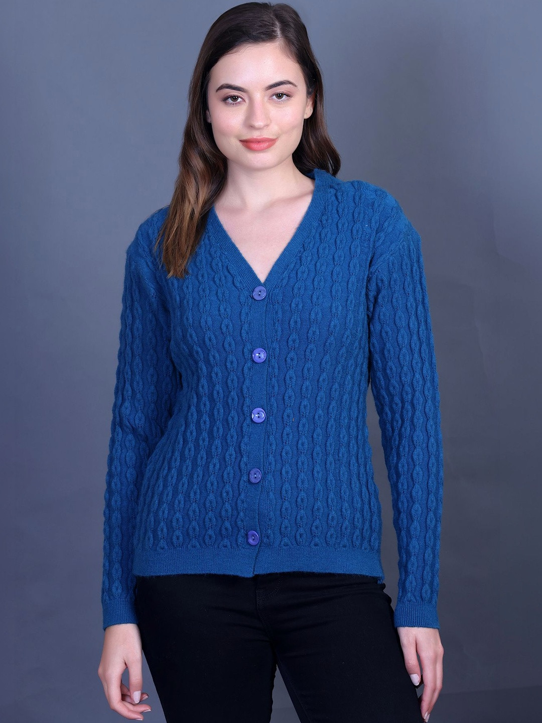 GODFREY Women Cable Knit Cardigan
