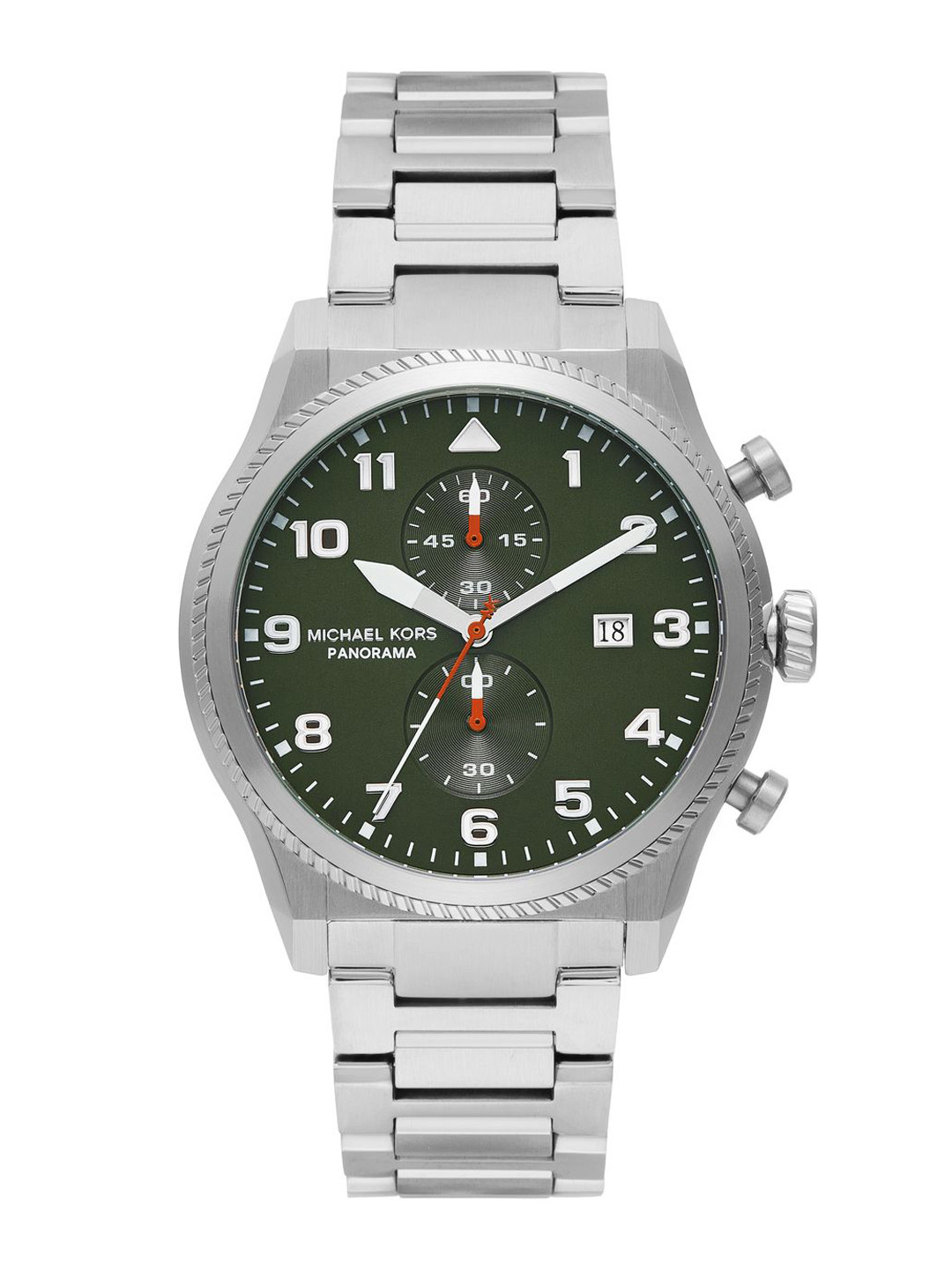 Michael Kors Men Dial & Stainless Steel Straps Analogue Watch MK9196