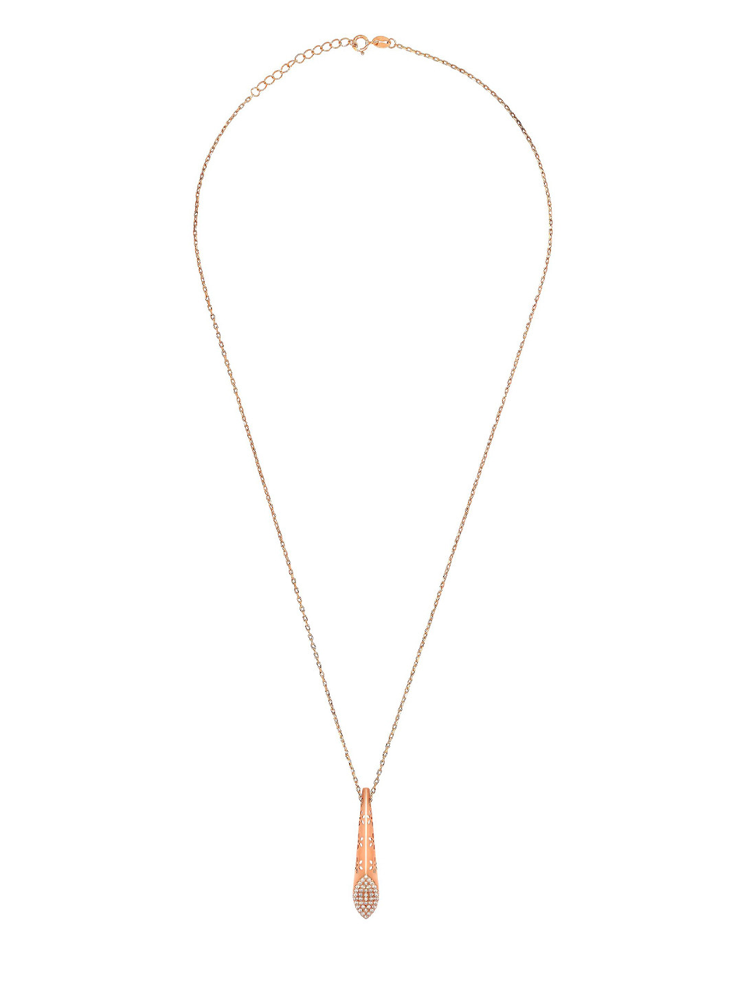 BHIMA 925 Sterling Silver Dreamy Entwined Silver Stone Fancy Necklace