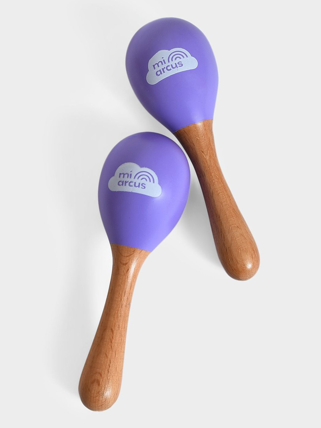 MiArcus Kids Wooden Maracas Toy Pack of 2