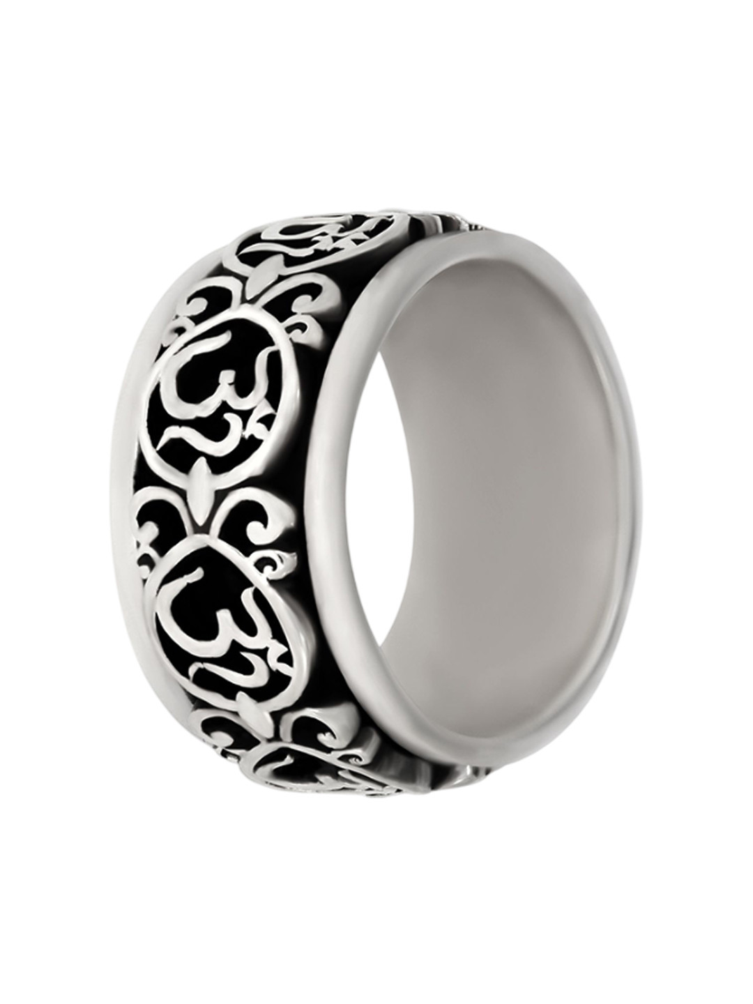 BHIMA 925 Sterling Siver Sterling Silver OHM Band Ring