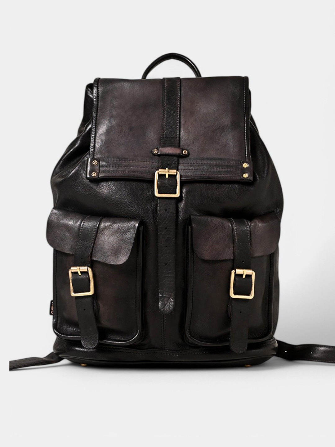 ART N VINTAGE Men Leather Backpack