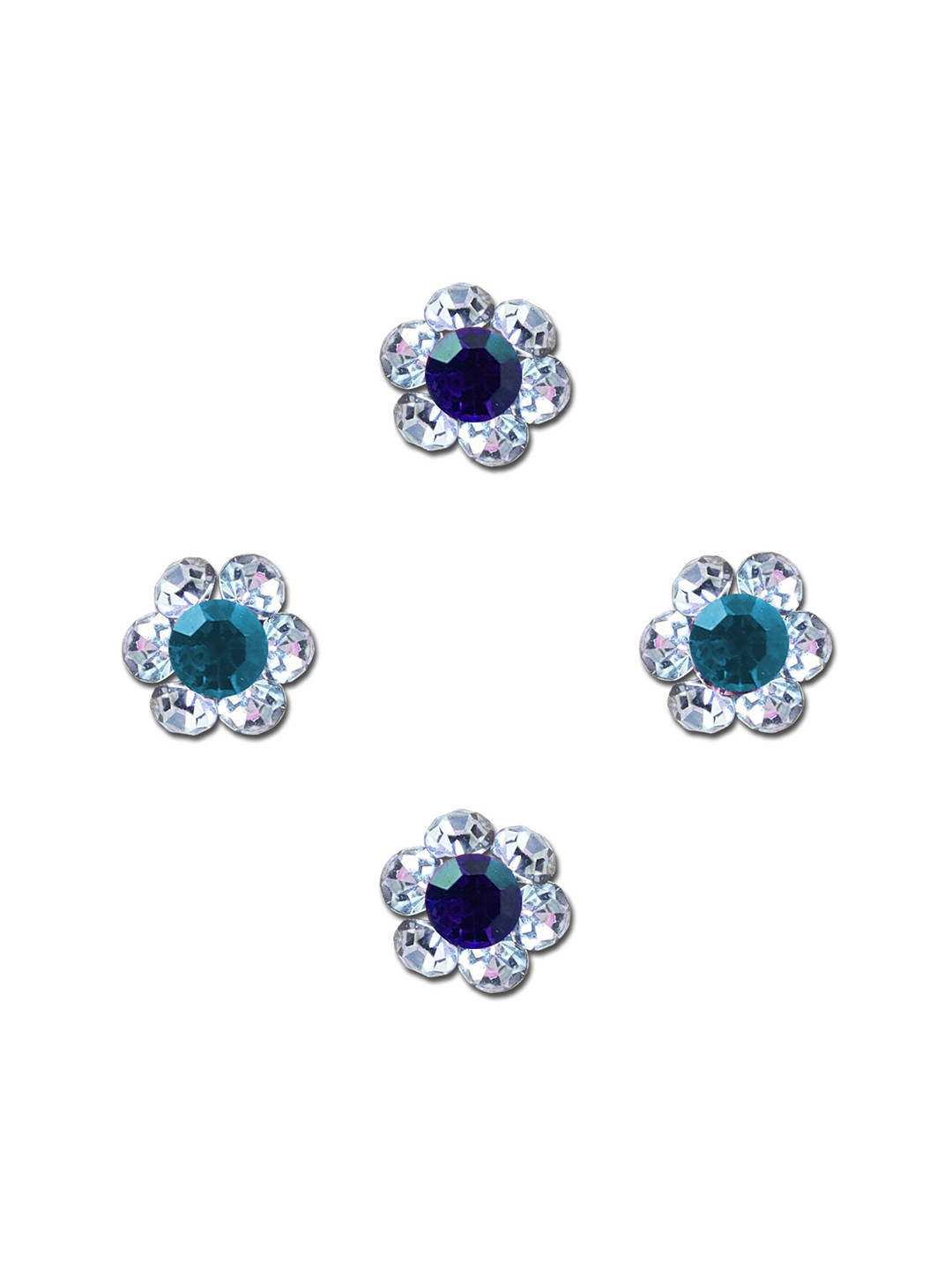 Comet Busters Self Adhesive Stone Studded Nose Studs Stickers