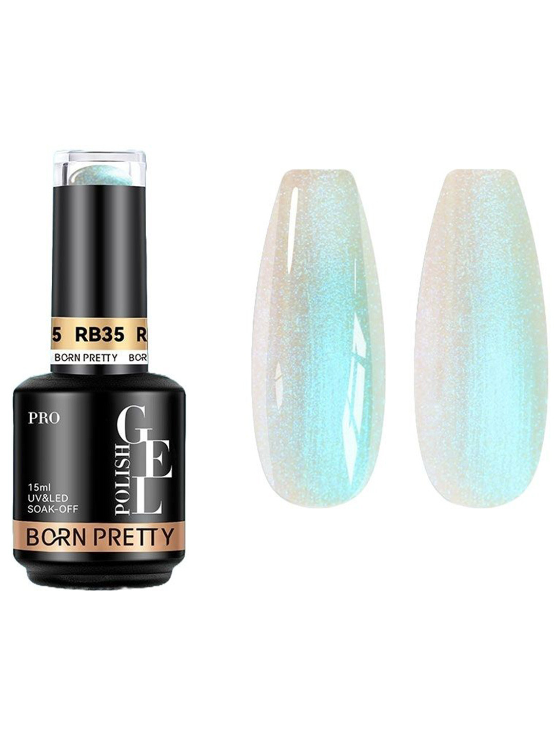 BORN PRETTY PRO Professional Rubber Base Gel Nail UV Polish - 15 ml - RB35