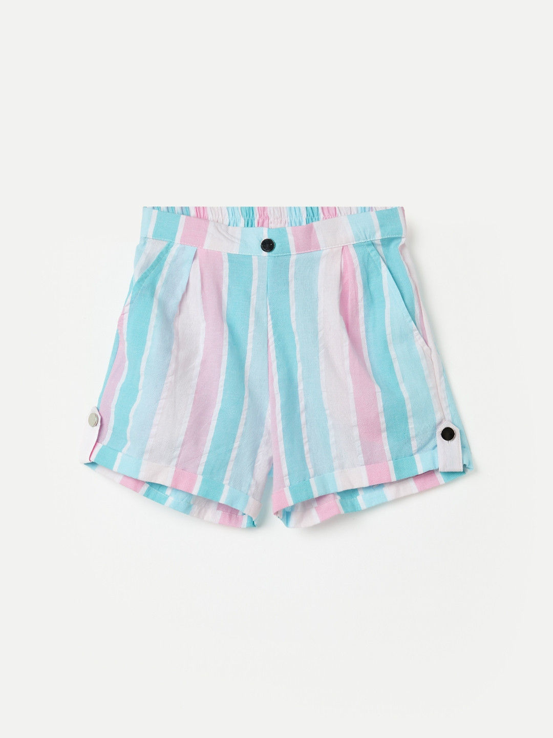 Fame Forever by Lifestyle Girls Striped Technology Shorts