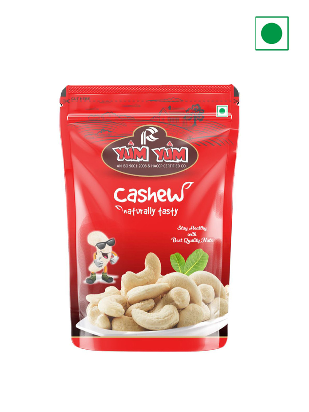YUM YUM Deliciously Selected Cashews- 250g