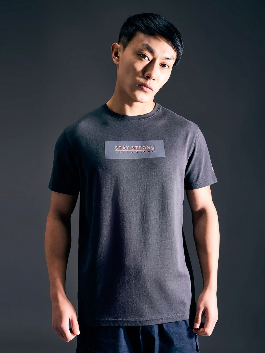 Pepe Jeans Men  Graphic Print Short Sleeve Stretch T-Shirt