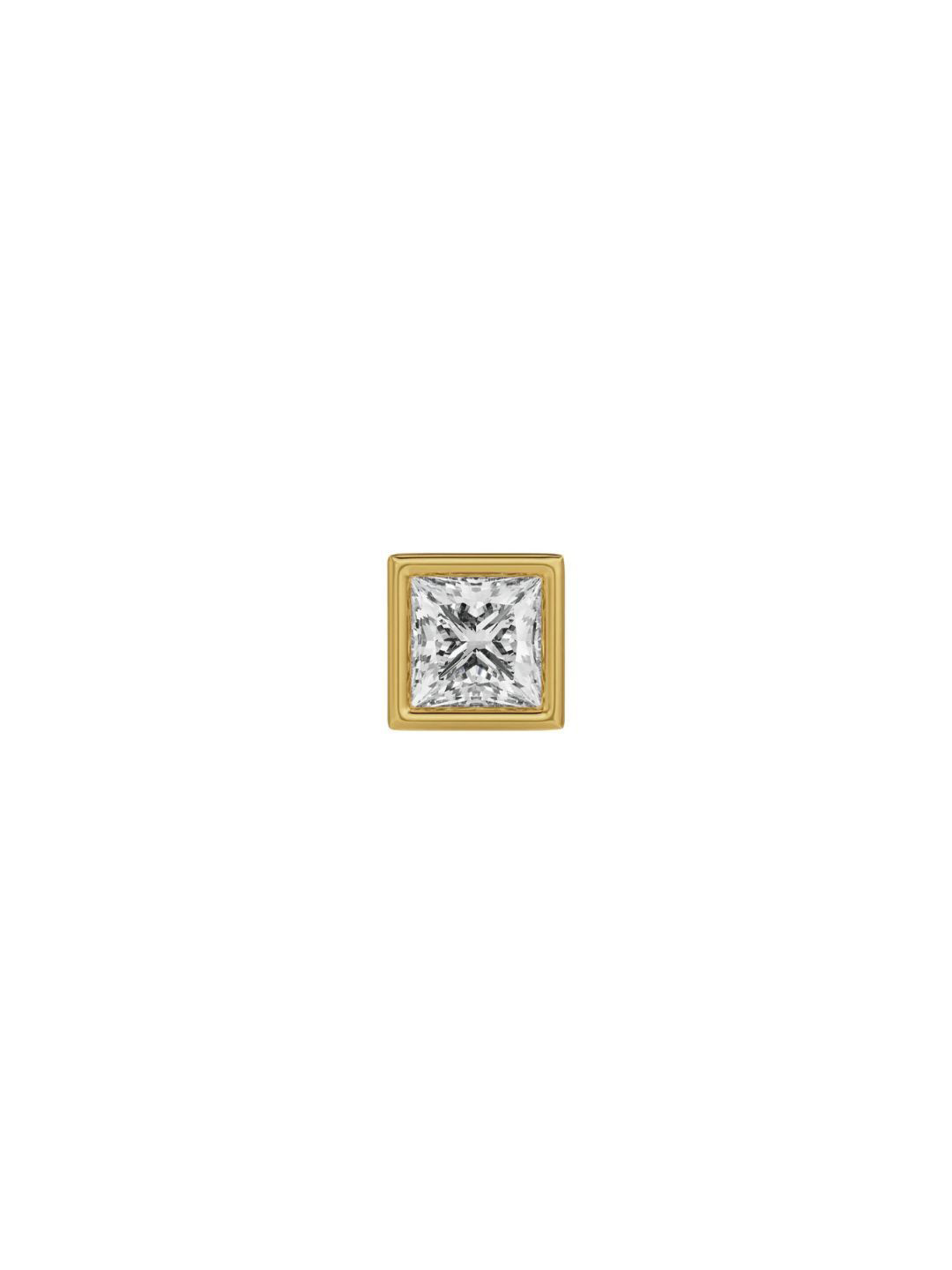 Emori 1 CT Solitaire Men's Lab Diamond Stud in 18KT Gold