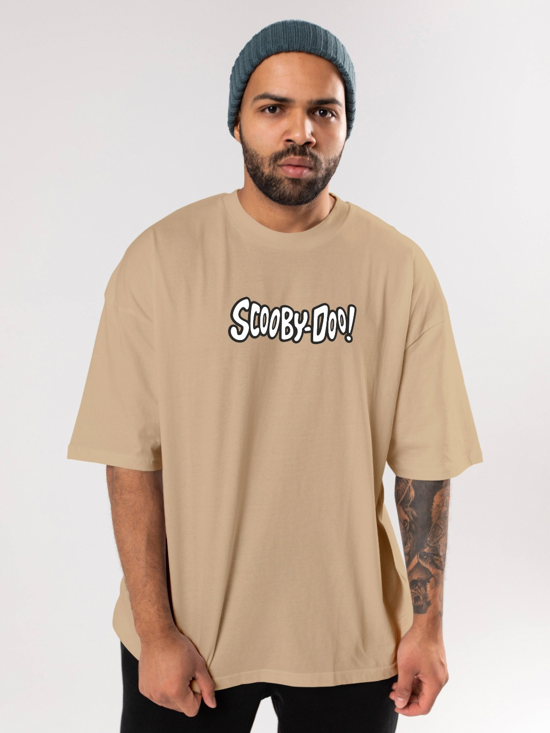 FLYIND VOGUE OUTFIT Men Scooby-Doo Bio Finish Graphic Printed Cotton Oversized T-shirt