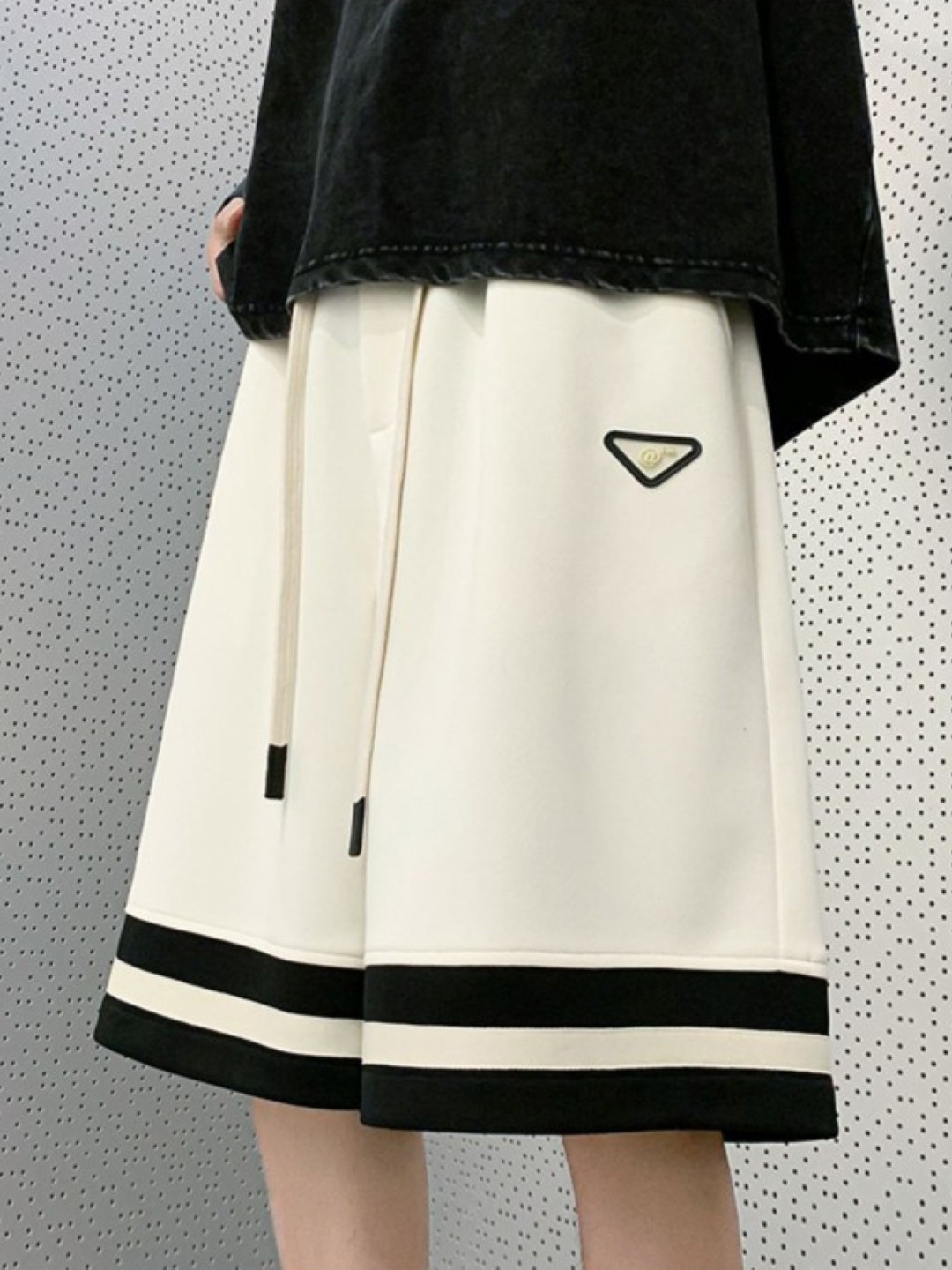 StyleCast Men Cotton Striped Relaxed Fit Technology Shorts