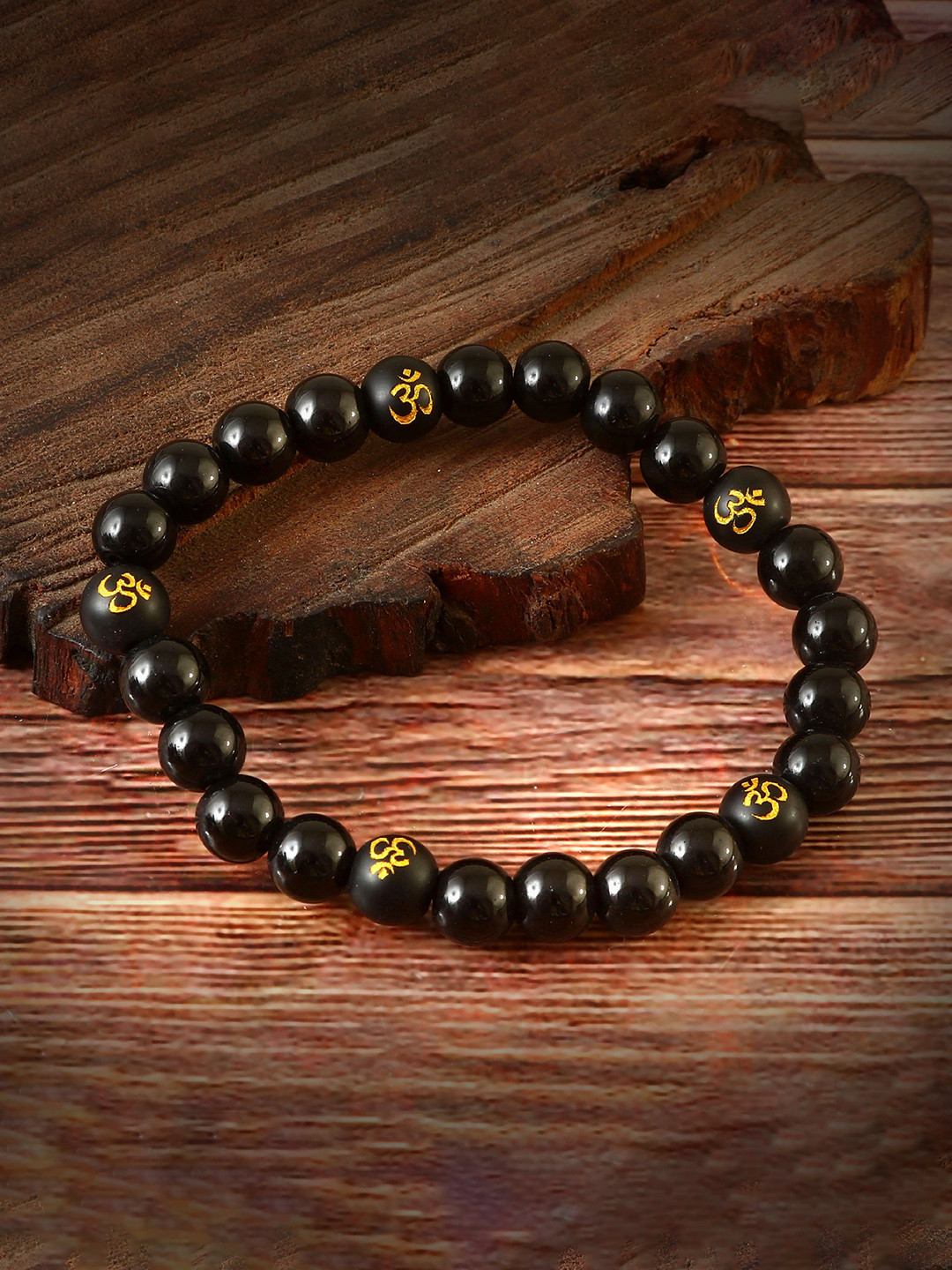 Jewar Mandi Unisex Artificial Beaded Elasticated Bracelet