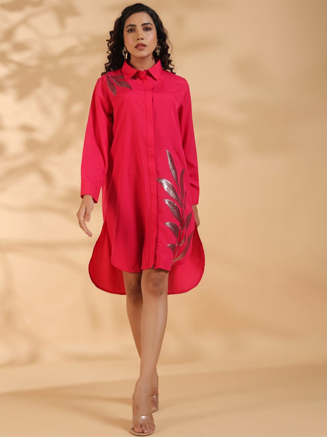 AUTUMN LANE Women Embellished Tracy Rose sequins dress