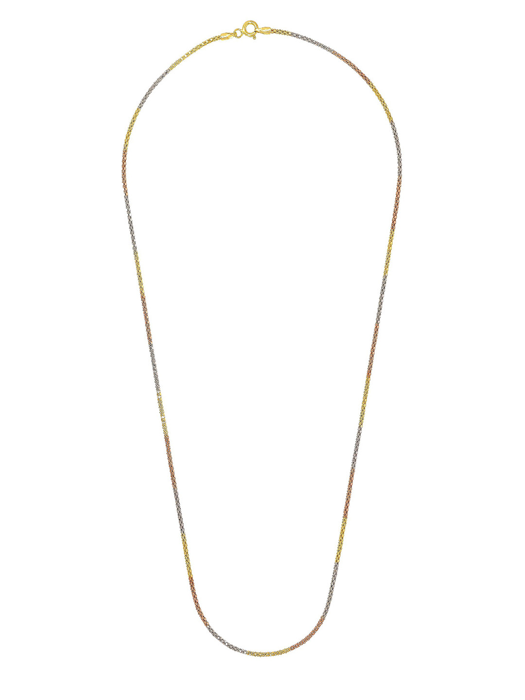 BHIMA 925 Sterling Silver Rhodium Polish Chain