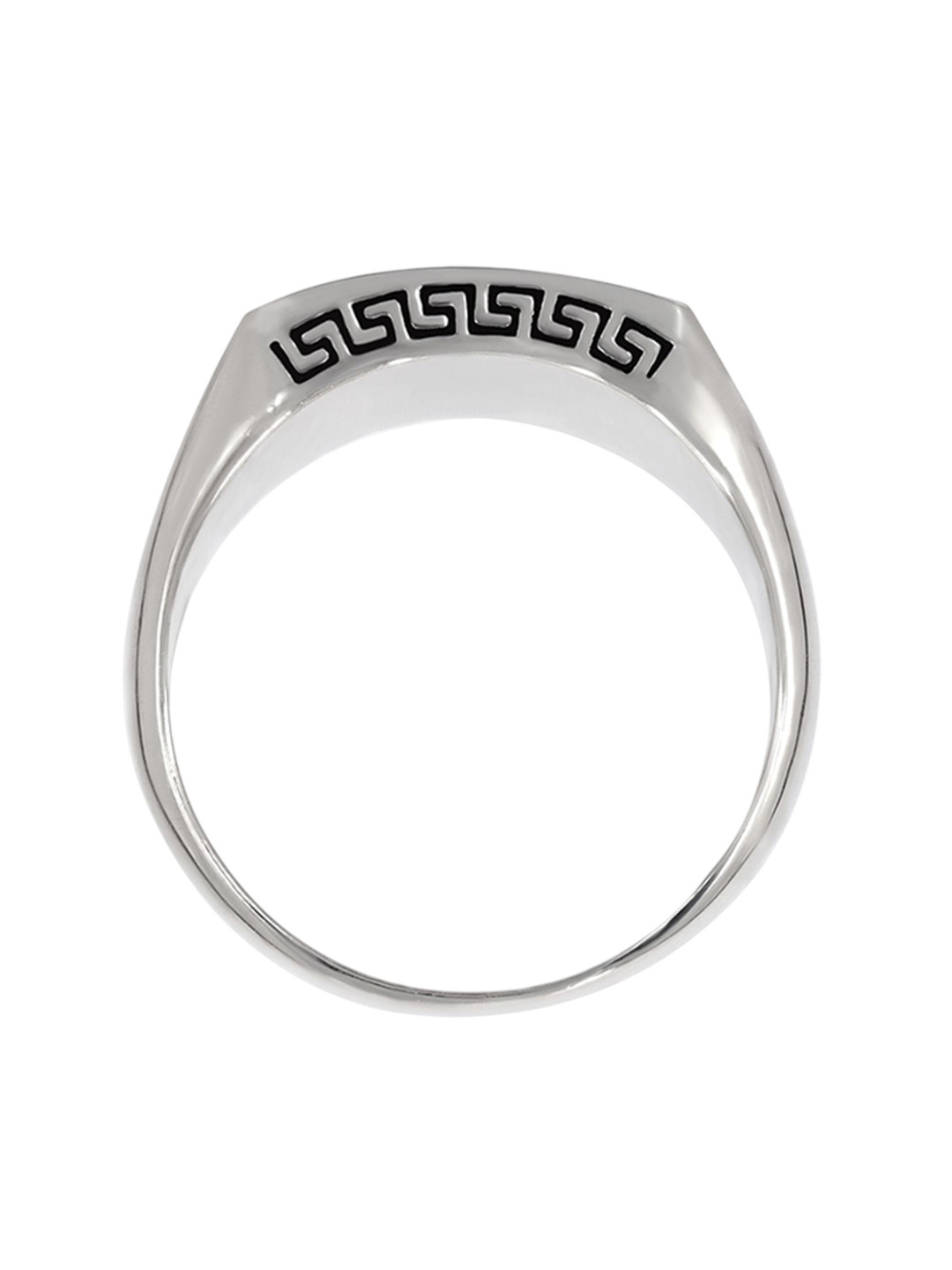 BHIMA 925 Sterling Siver Dark Horizon Black Enamel Ring