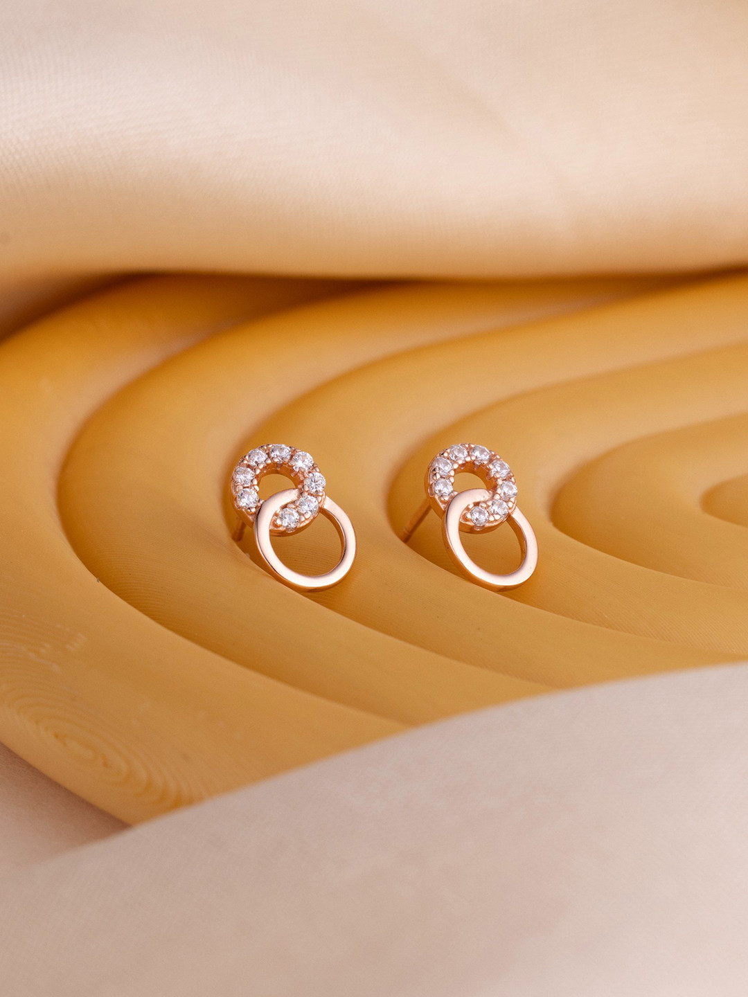 LIORA 925 Silver Jewellery Circular Studs Earrings