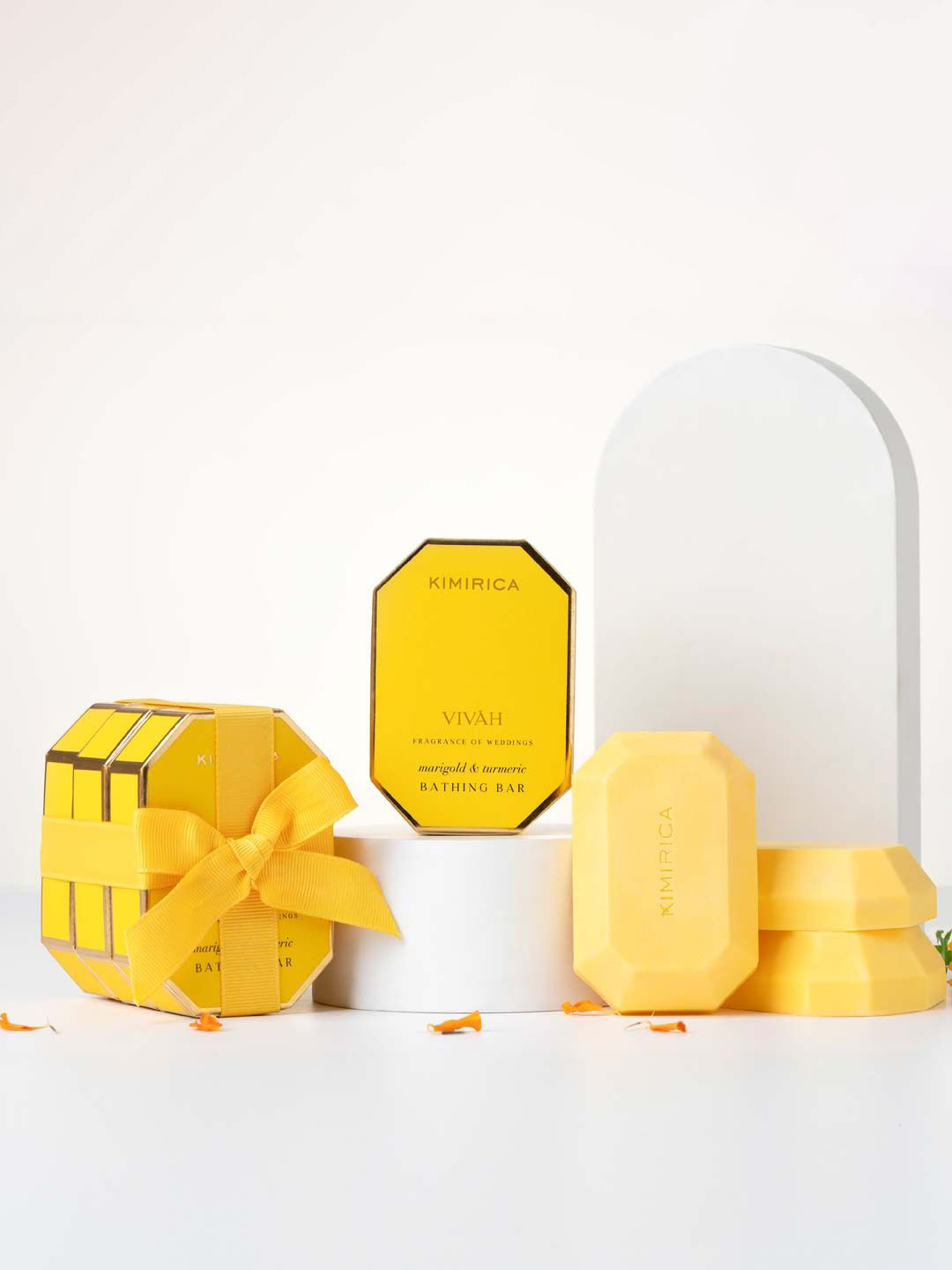 Kimirica Set Of 3 Luxury Turmeric Soap- 150 g Each