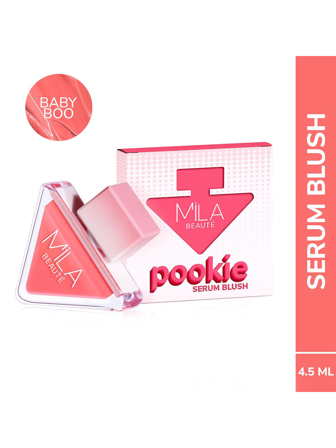 MILA BEAUTE Pookie Serum Blush With Vitamin E - 4.5 ml - Baby Boo