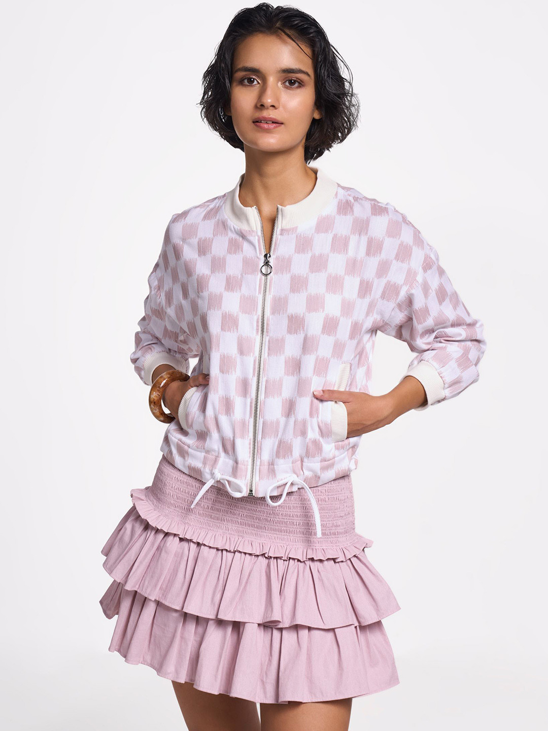 Terra Luna Women Layered Mini Skirt