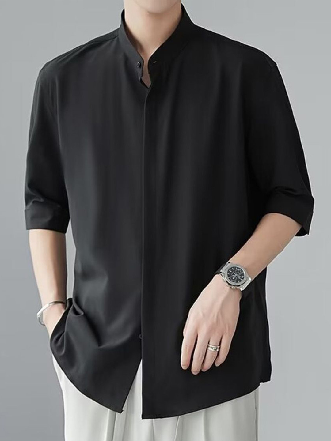 StyleCast Men Original Opaque Casual Shirt