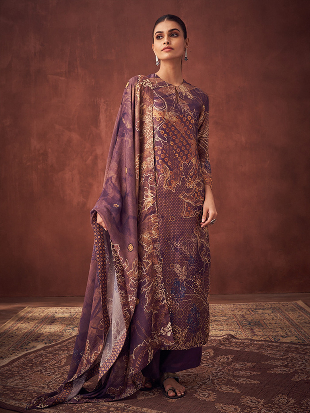 SAUNDH Unstitched Dress Material