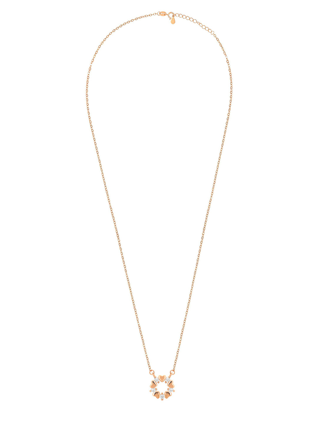 BHIMA 925 Sterling Silver Mini Heaert Sterling Silver Plain Chain