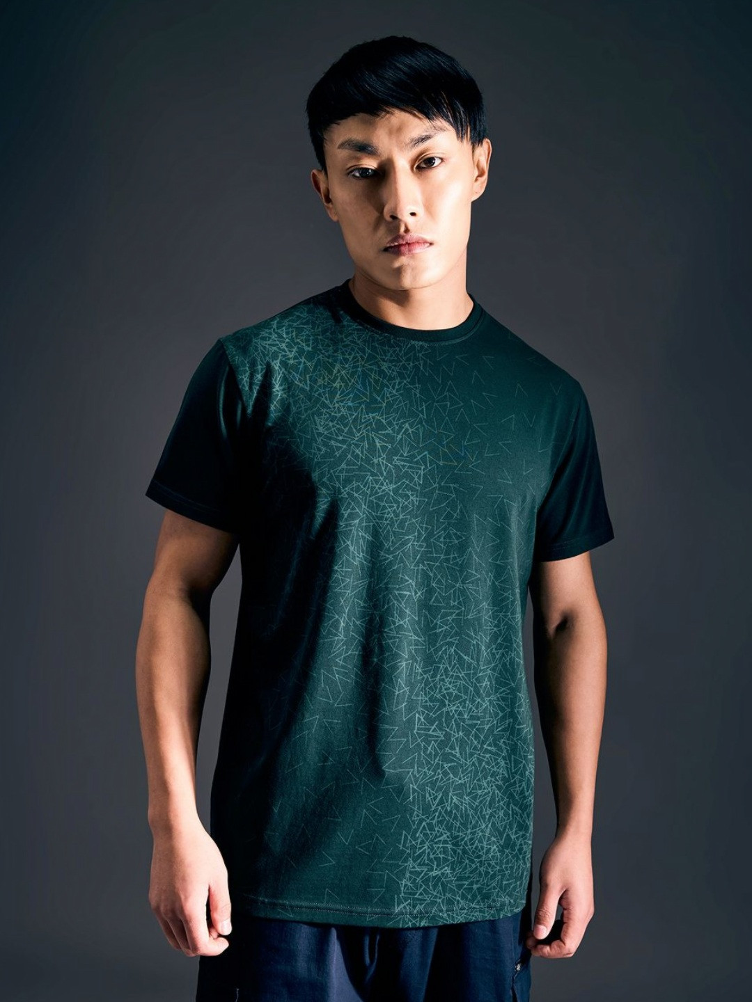 Pepe Jeans Men  Abstract Print Short Sleeve Stretch T-Shirt