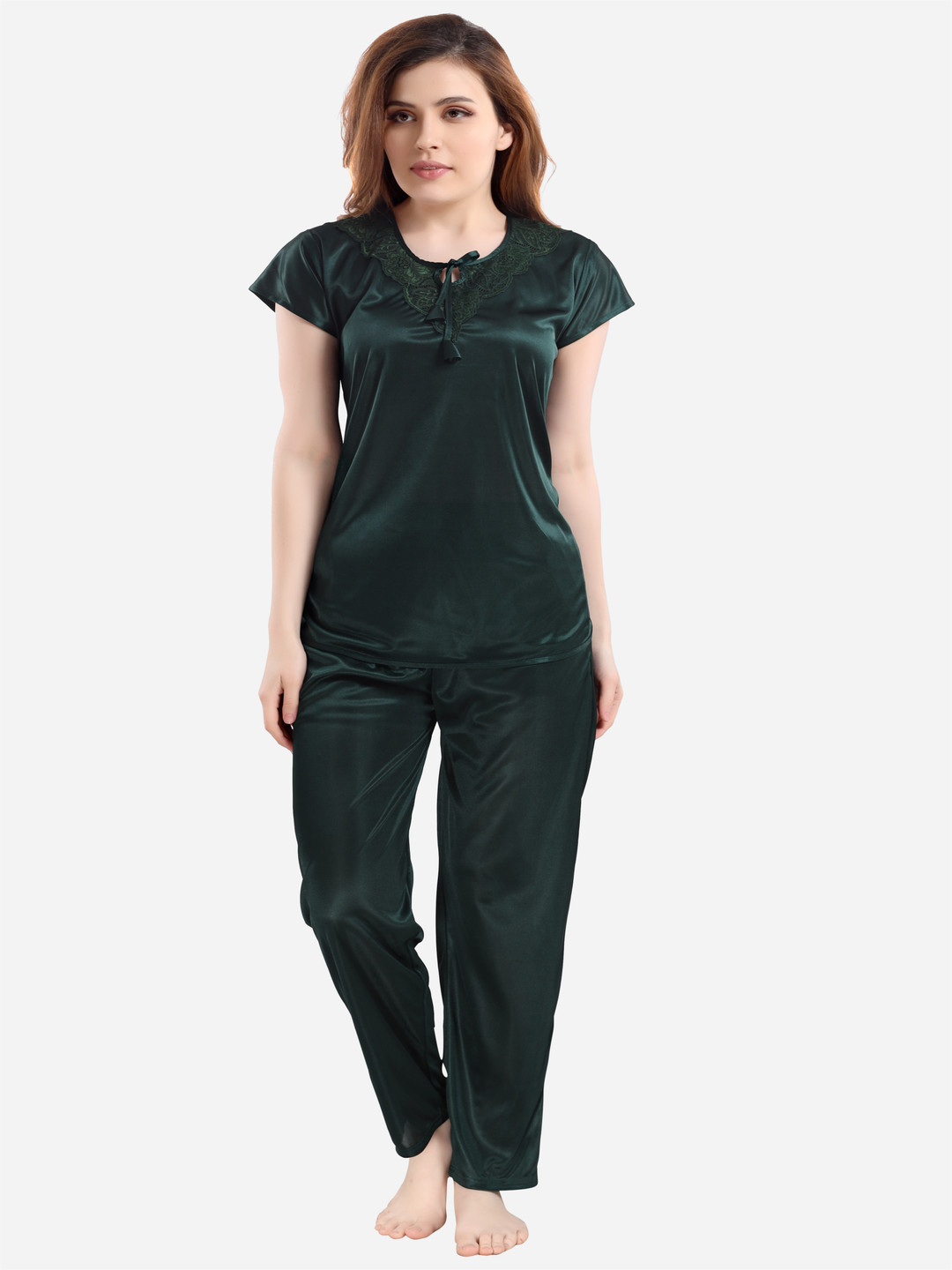 Dreambe Women Round Neck Night suit