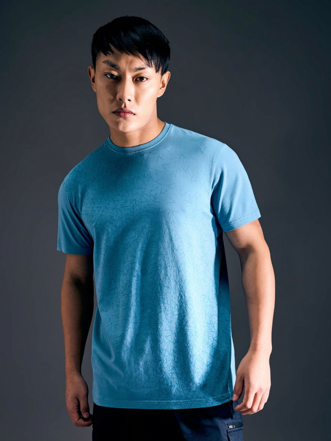 Pepe Jeans Men  Astract Print Short Sleeve Stretch T-Shirt
