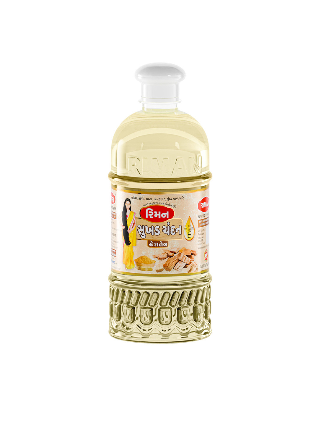 RIMAN Sukhad Chandan Non Sticky Herbal Hair Oil For Hair Growth - 500 ml