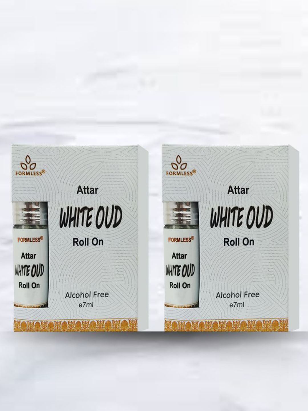 Formless Fragrance Set Of 2 Formless White Oud Long Lasting Alcohol Free Attar 7 ml