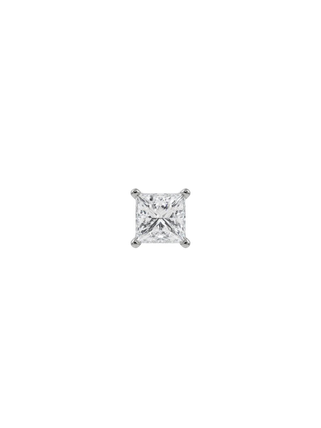 Emori Ivy Solitaire Men's Lab Diamond in 14KT Gold Stud