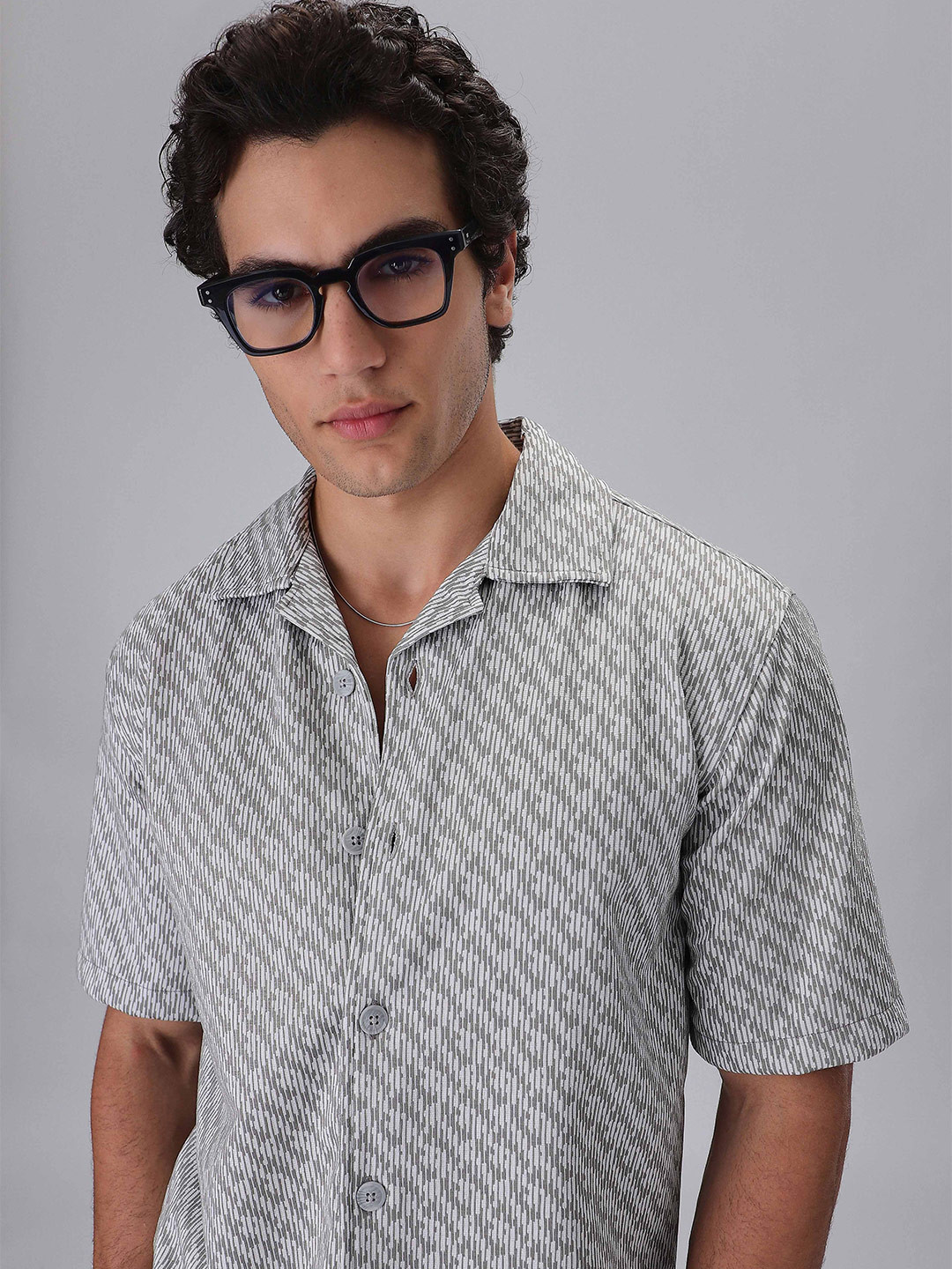 Banana Club Men Classic Knitted Half Sleeves Shirt