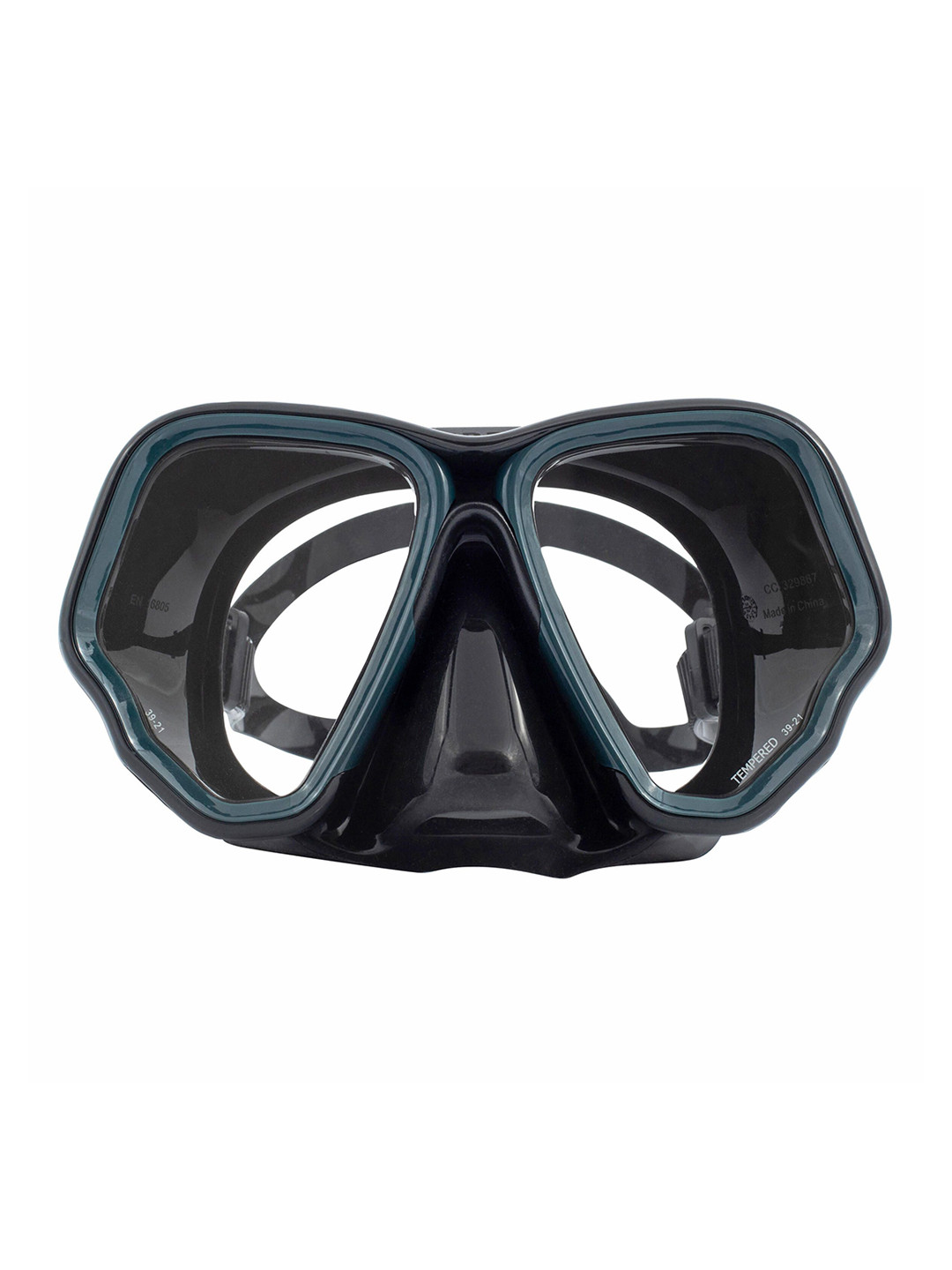 Decathlon SUBEA - Adult Black Clear Scuba Diving Mask