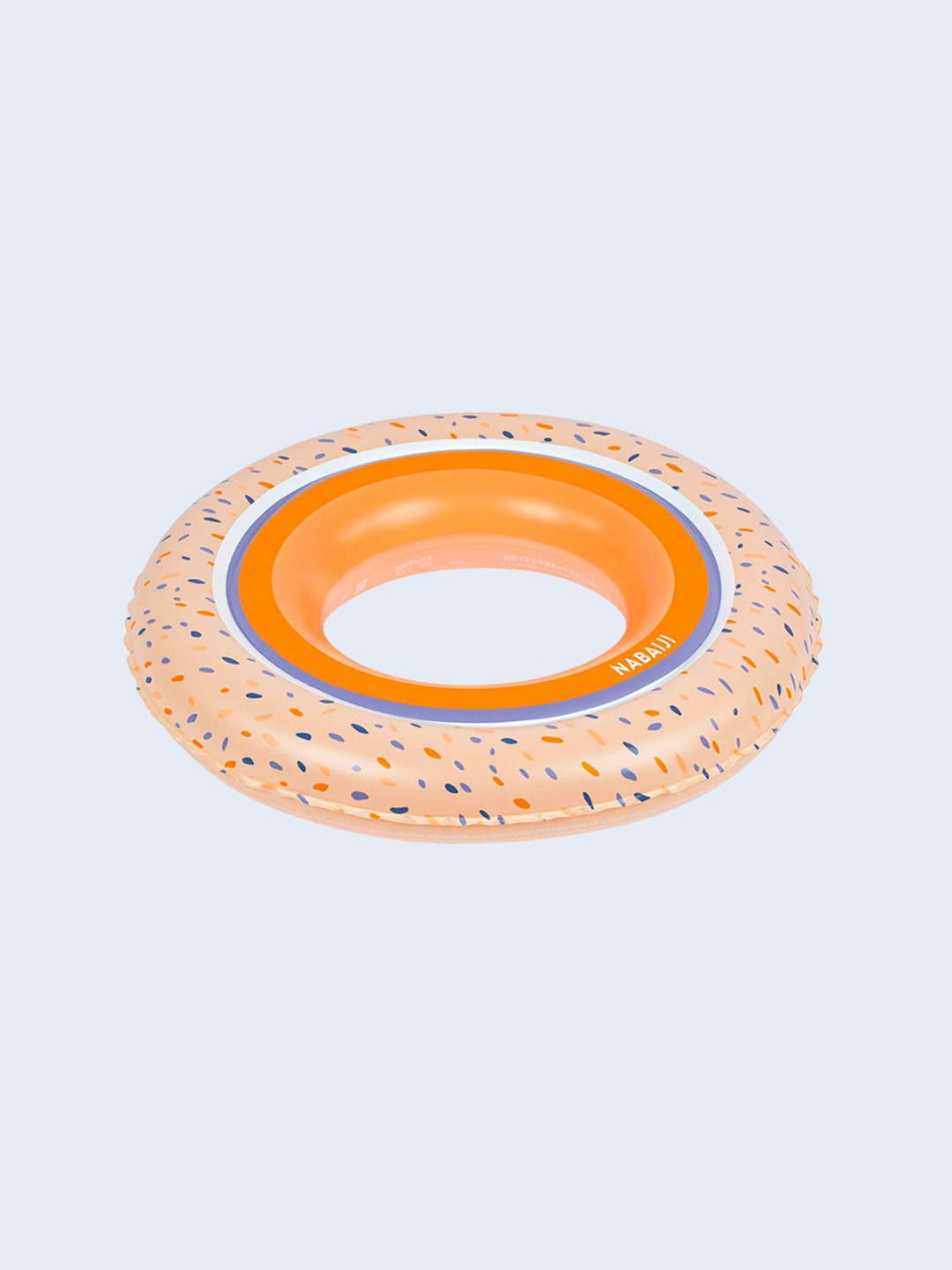 Decathlon NABAIJI - Orange Printed Inflatable Swimming Pool Ring