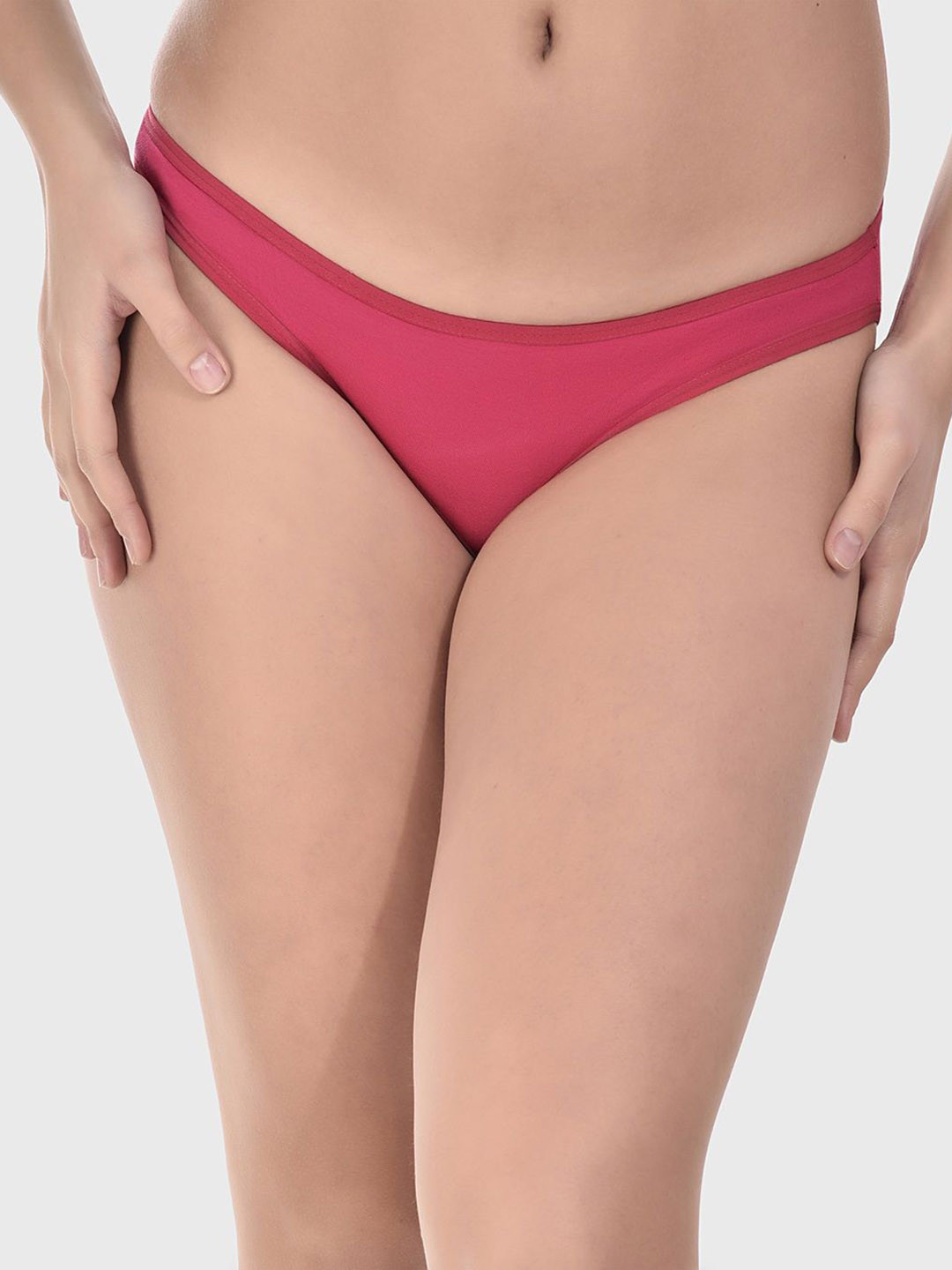 Bruchi CLUB women Low-Rise Inner Elastic Bikini Briefs BKN2021-PNK