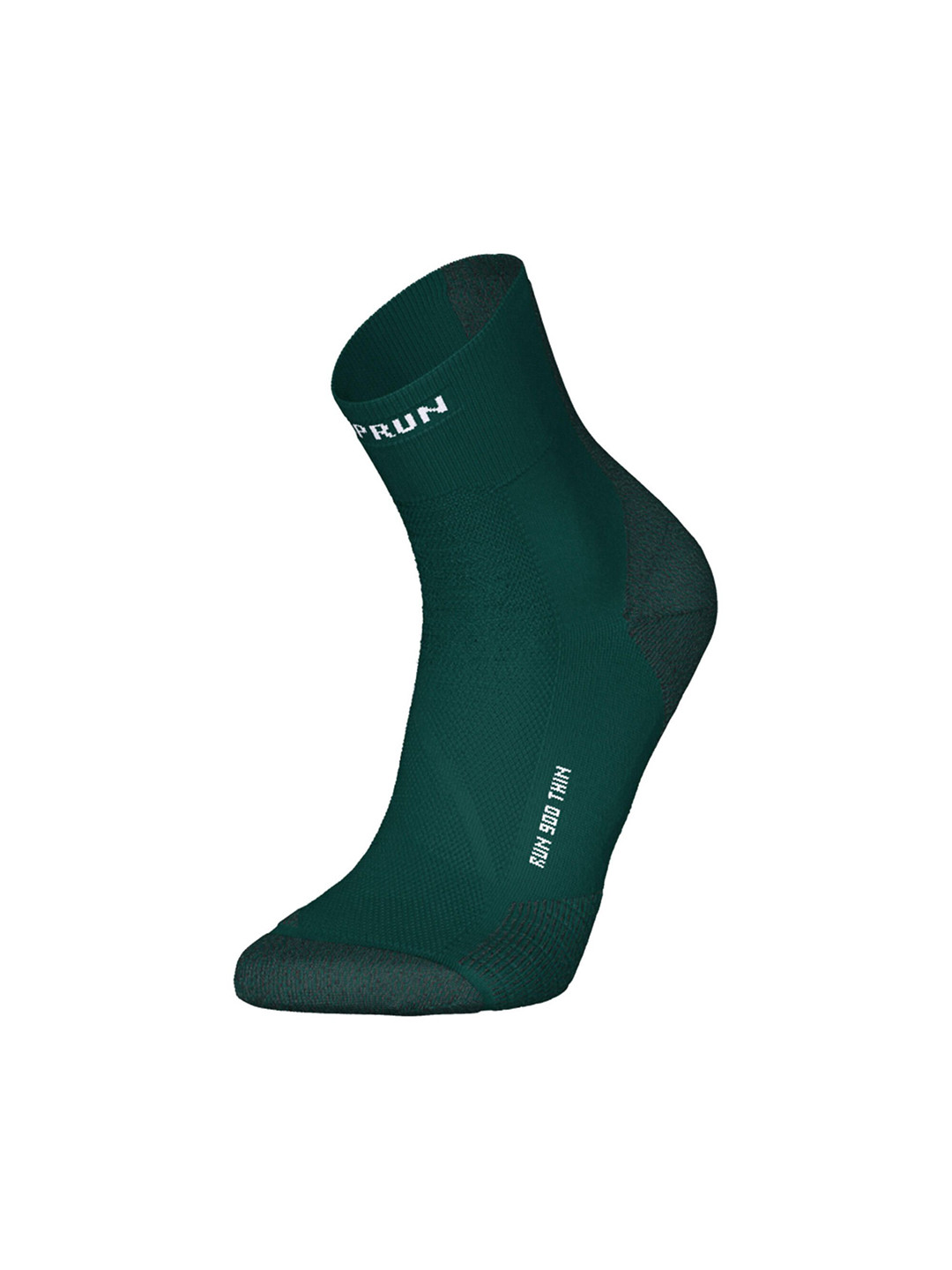 Decathlon Kiprun Unisex Pack Of 2 Dark Green Seamless Running Socks