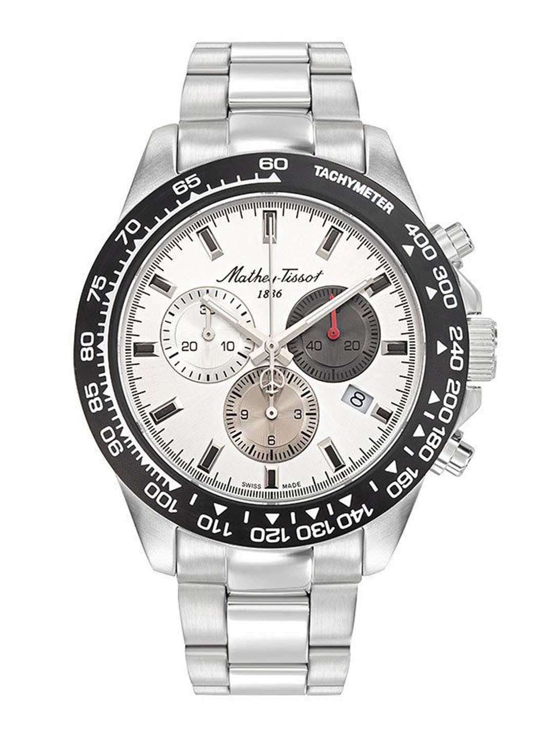 Mathey-Tissot Swiss Made Men Mathy Chess Quartz White Dial Analog Watch H938CHAS