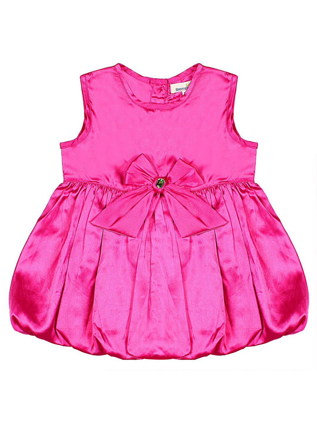 ShopperTree Girls Round Neck Fit & Flare Midi Dress