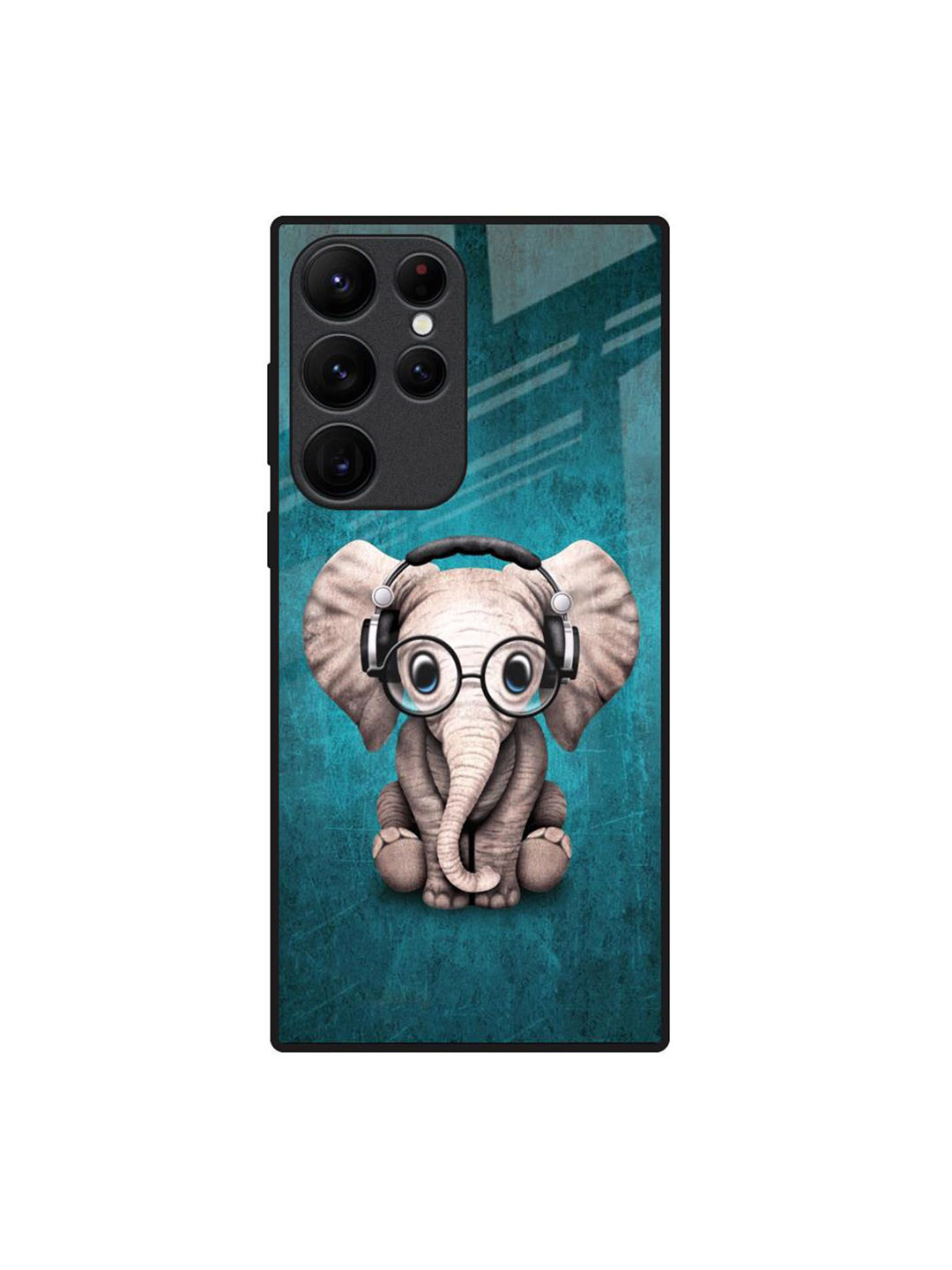 QRIOH Adorable Baby Elephant Printed Samsung Galaxy S22 Ultra Back Case