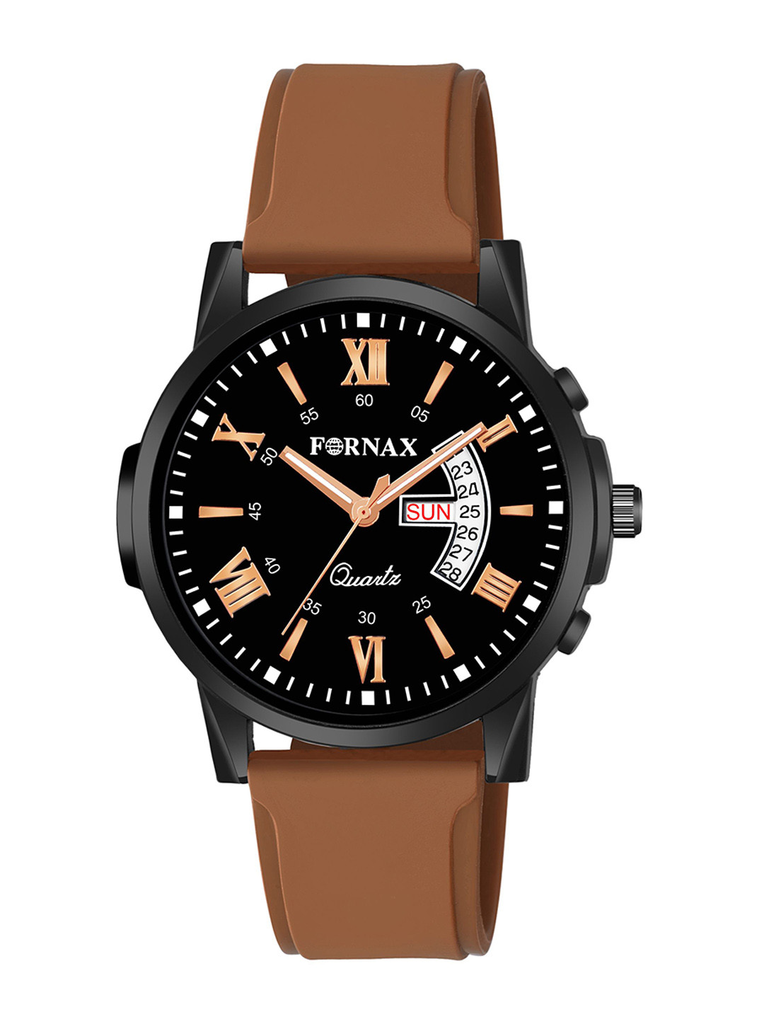 Fornax Men Printed Dial & Straps Analogue Watch fx24