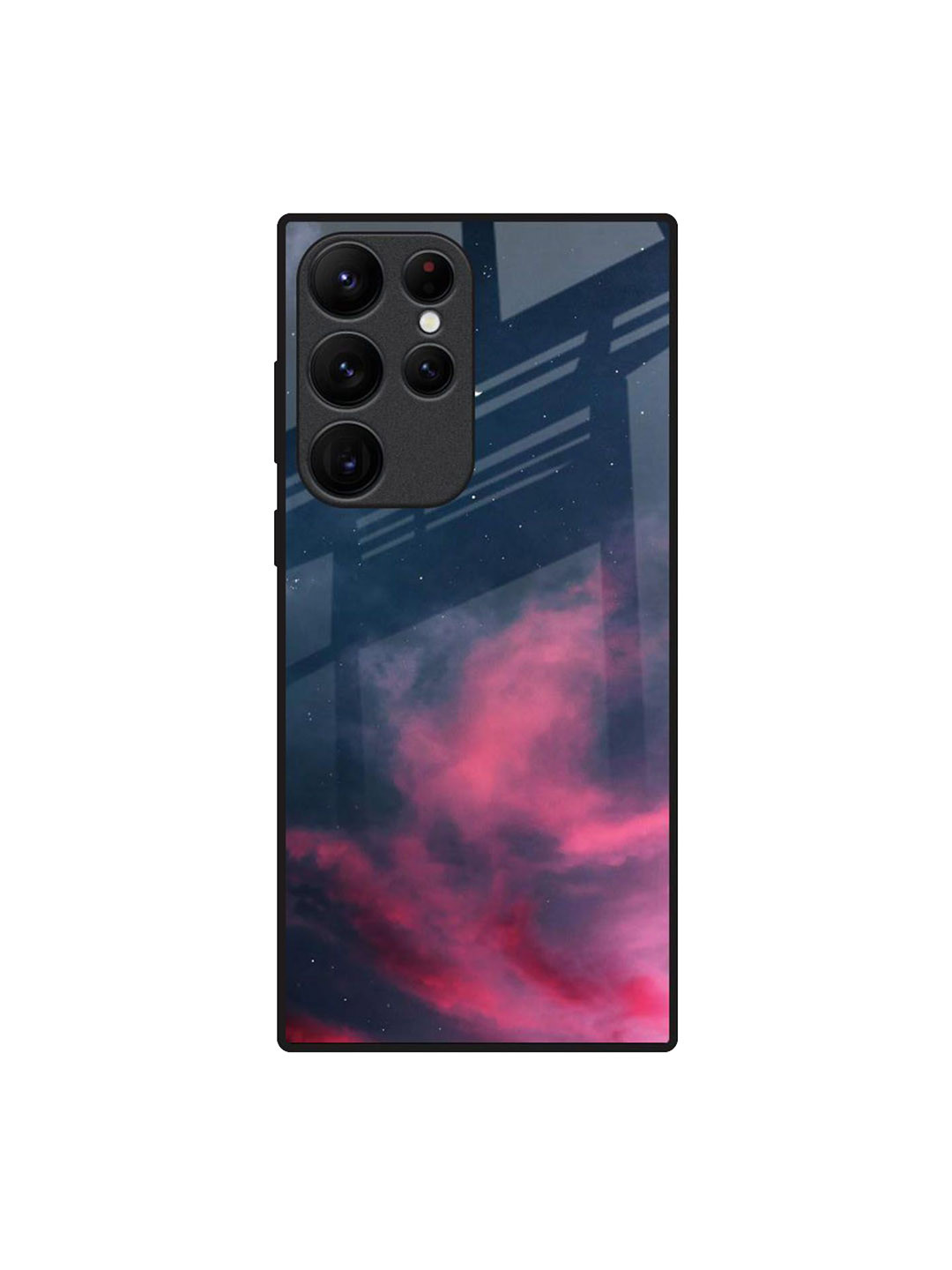 QRIOH Moon Night Printed Samsung Galaxy S22 Ultra Back Case